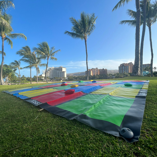 Playing TOSS IT! in Oahu, Hawaii